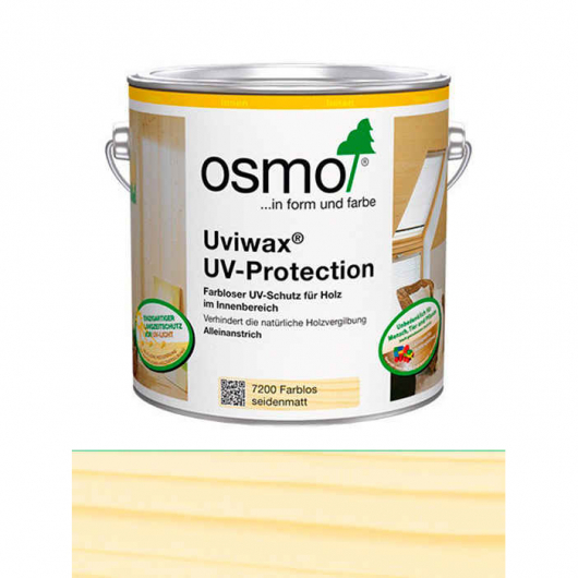 Віск з УФ-захистом Osmo Uviwax 7200 Безбарвний шовковисто-матовий