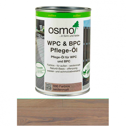 Масло для захисту композитних поверхонь Osmo Polymer Composite Maintenance Oil 030 безбарвне