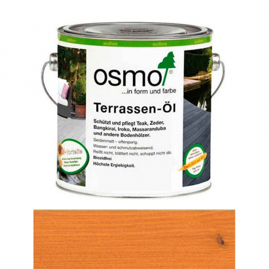 Масло для терас Osmo Terrassen-Ole 009 для модрини прозоре шовковисто-матове