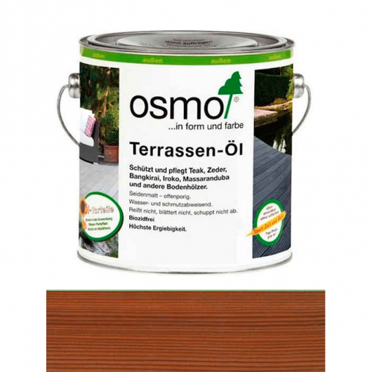 Масло для терас Osmo Terrassen-Ole 010 для термодревесини прозоре шовковисто-матове