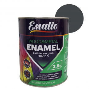 Эмаль алкидная Emalio ПФ-115 Серая - Tricolor Эмаль алкидная Emalio ПФ-115 Серая