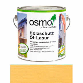 Захисне масло-лазур Osmo Holzschutz-Lasur 701 безбарвне матове, без УФ-захисту