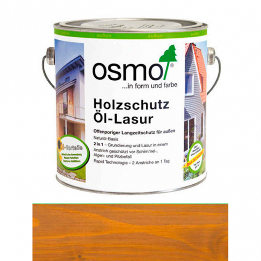 Захисне масло-лазур Osmo Holzschutz-Lasur 706 дуб прозоре шовковисто-матове