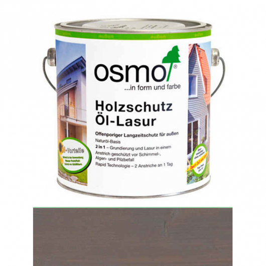 Захисне масло-лазур Osmo Holzschutz-Lasur 905 патина прозоре шовковисто-матове