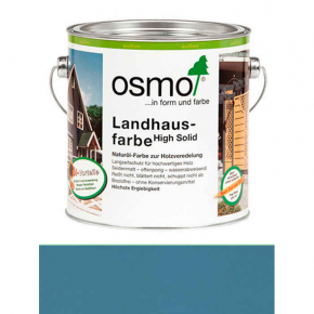 Захисне кольорове масло Osmo Landhausfarbe 2507 се ро-блакитне непрозоре шовковисто-матове