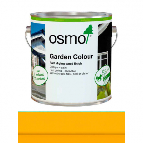 Краска Osmo Garden Colour 7103 для наружного применения сигнальный желтый RAL 1003 непрозрачное