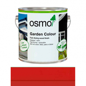 Краска Osmo Garden Colour 7530 для наружного применения огненно-красное RAL 3000 непрозрачное