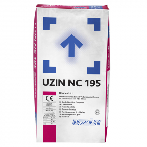 Стяжка цементная тонкая Uzin NC 195 самовыравнивающаяся 3-40 мм