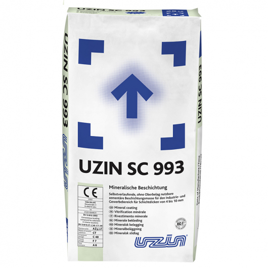 Підлогове фінішне покриття Uzin SC 993 розтікається 4-10 мм