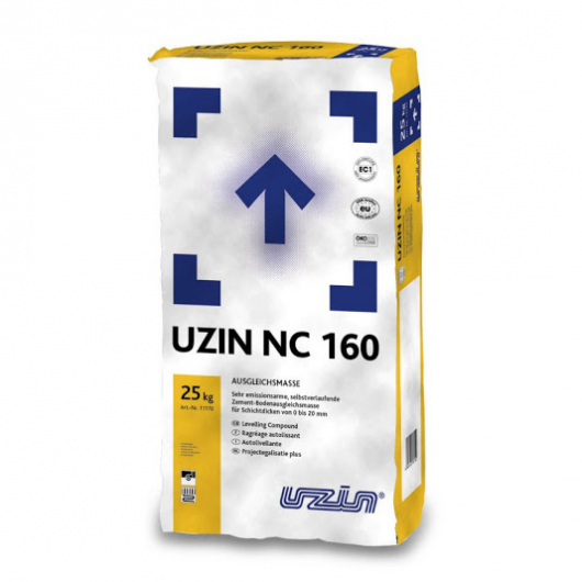 Шпаклівка для підлоги Uzin NC 160 до 20 мм