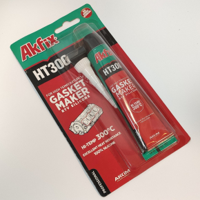 Термостійкий силіконовий герметик Akfix HT300 ° С червоний 50 г.