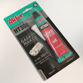 Термостійкий силіконовий герметик Akfix HT300°С чорний 50 г. - интернет-магазин tricolor.com.ua