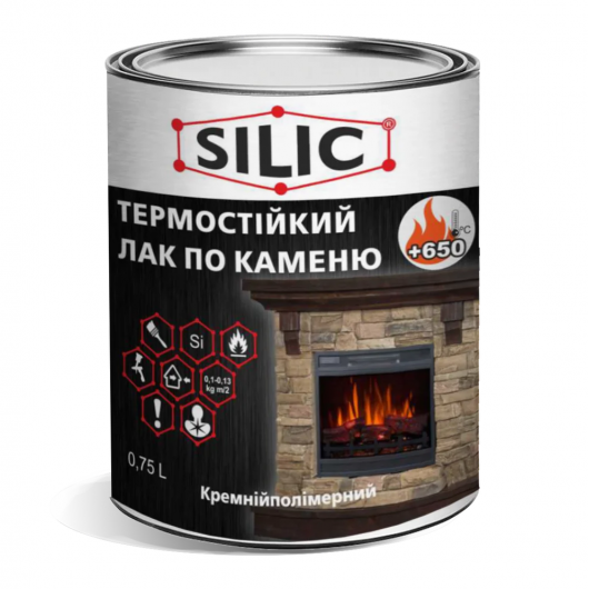 Термостійкий лак по каменю Silic матовий