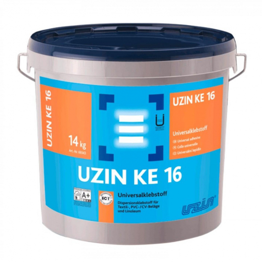 Клей Uzin KE 16 для текстильних ПВХ-покриття і лінолеуму