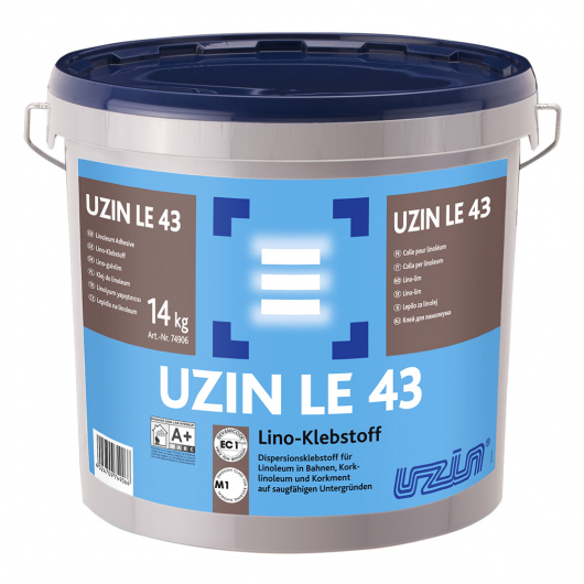 Клей Uzin LE 43 new для лінолеуму і корку