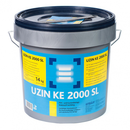 Клей Uzin KE 2000 SL электропроводящий для ПВХ каучука линолеума текстиля
