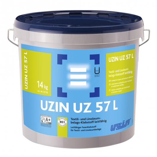 Клей Uzin UZ 57 L електропровідний для текстильних покриття і лінолеуму
