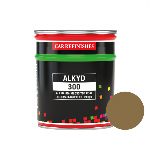 Автоэмаль CS System Alkyd 300 алкидная 405 Арахис (0,8 л)