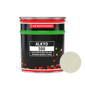 Автоемаль CS System Alkyd 300 алкідна Sgaz Білий газ (0,8 л)