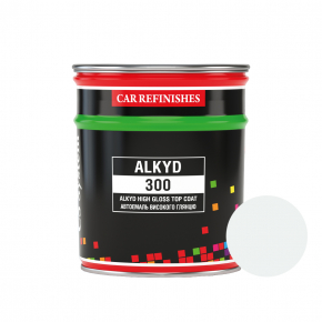 Автоемаль CS System Alkyd 300 алкідна 201 Біла (0,8 л)