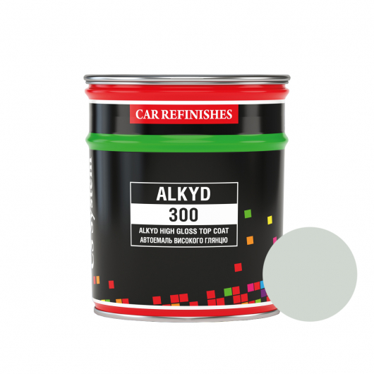 Автоемаль CS System Alkyd 300 алкідна 233 Біла (0,8 л)