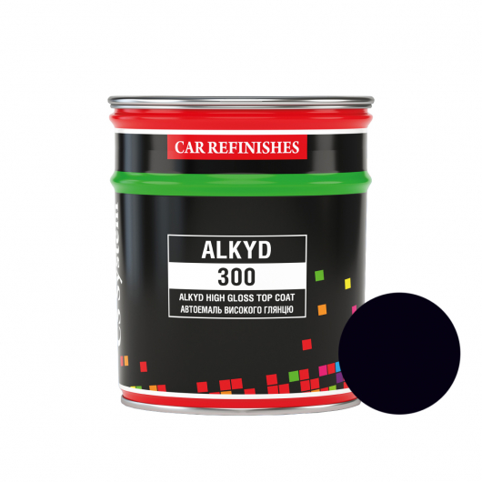 Автоемаль CS System Alkyd 300 алкідна 456 Темно-синя (0,8 л)