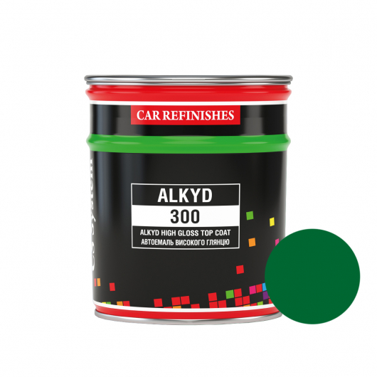 Автоэмаль CS System Alkyd 300 алкидная 564 Кипарис (0,8 л)