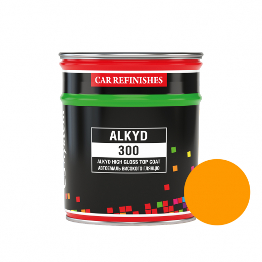 Автоемаль CS System Alkyd 300 алкідна 1035 Золотиста (0,8 л)