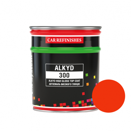 Автоэмаль CS System Alkyd 300 алкидная 165 Коррида (0,8 л)