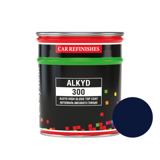 Автоемаль CS System Alkyd 300 алкідна 447 Синя ніч (0,8 л)