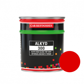 Автоемаль CS System Alkyd 300 алкідна Червона (0,8 л)