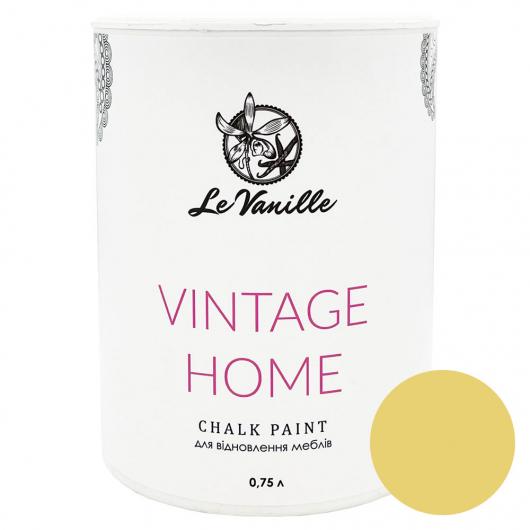 Крейдяна фарба Le Vanille Vintage Home Жовта 03 - интернет-магазин tricolor.com.ua