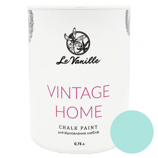 Крейдяна фарба Le Vanille Vintage Home Світло-м'ятна 04 - интернет-магазин tricolor.com.ua
