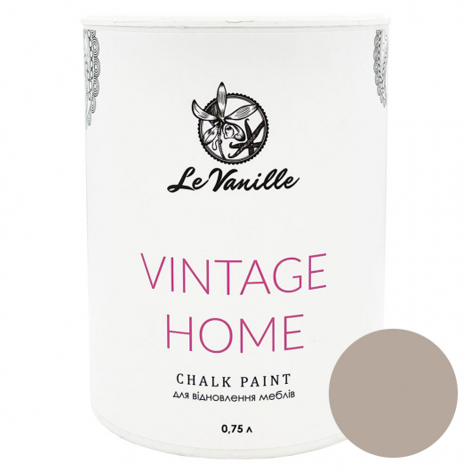 Крейдяна фарба Le Vanille Vintage Home Попеляста 15 - интернет-магазин tricolor.com.ua
