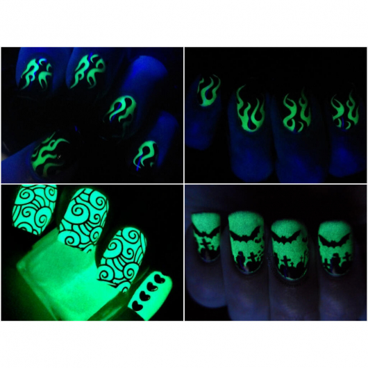 Светящийся люминесцентный лак для ногтей AcmeLight 16 мл зеленое свечение - изображение 8 - интернет-магазин tricolor.com.ua