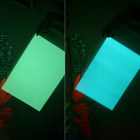 Светящаяся люминесцентная бумага А5 AcmeLight зеленое свечение - изображение 5 - интернет-магазин tricolor.com.ua