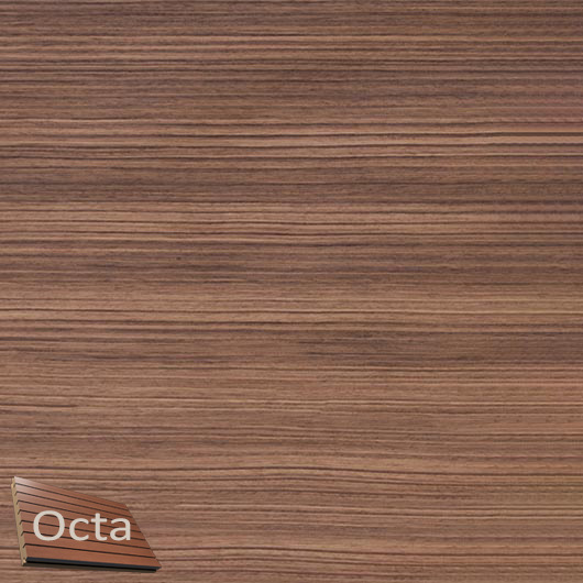 Акустическая панель Perfect-Acoustic Octa 1,5 мм без перфорации шпон Орех Американский радиальный 20.14 стандарт - интернет-магазин tricolor.com.ua