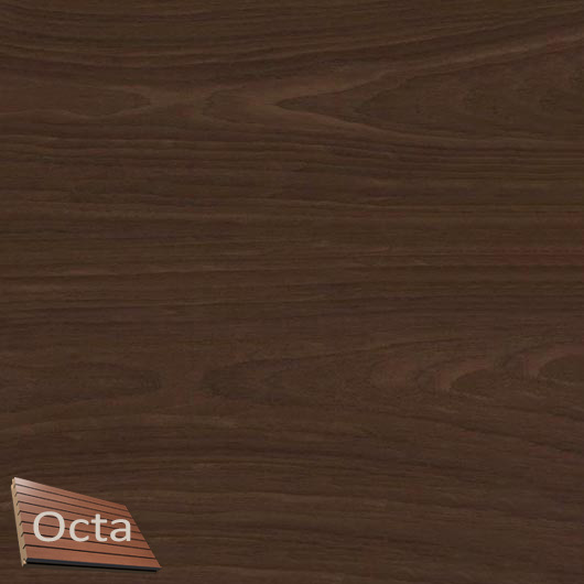 Акустическая панель Perfect-Acoustic Octa 1,5 мм без перфорации шпон Орех Xilo тангентальный 10.11 стандарт - интернет-магазин tricolor.com.ua