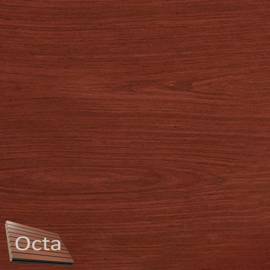 Акустическая панель Perfect-Acoustic Octa 1,5 мм без перфорации шпон Красное дерево тангентальный стандарт - интернет-магазин tricolor.com.ua