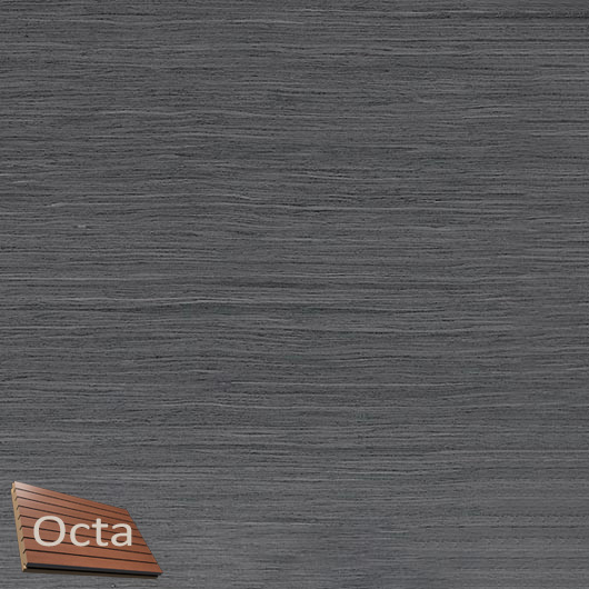 Акустическая панель Perfect-Acoustic Octa 1,5 мм без перфорации шпон Дуб 10.65 Smoke Grey Oak негорючая - интернет-магазин tricolor.com.ua