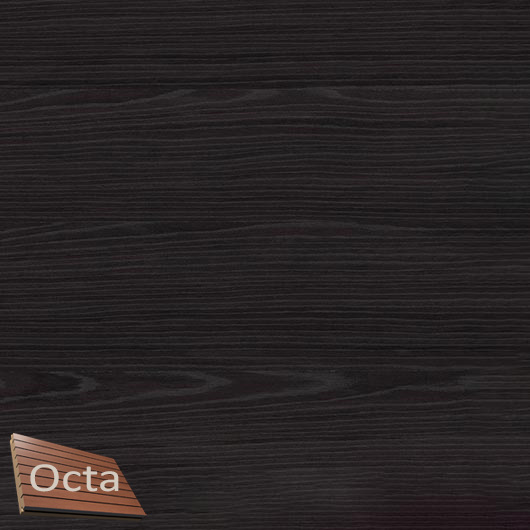 Акустическая панель Perfect-Acoustic Octa 1,5 мм без перфорации шпон Дуб черный Xilo полурадиальный 18.24 негорючая - интернет-магазин tricolor.com.ua