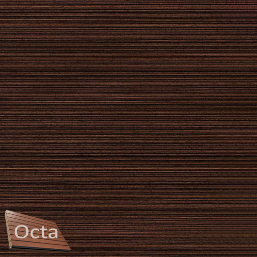 Акустическая панель Perfect-Acoustic Octa 1,5 мм без перфорации шпон Эбони мелкорадиальный 20.43 негорючая - интернет-магазин tricolor.com.ua