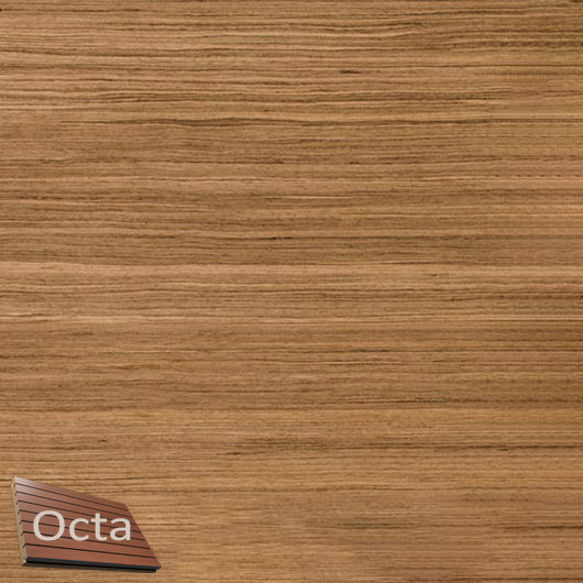 Акустическая панель Perfect-Acoustic Octa 3 мм без перфорации шпон Тик радиальный ST 2T 13000Y17 стандарт - интернет-магазин tricolor.com.ua