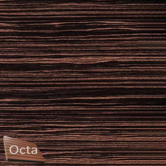 Акустическая панель Perfect-Acoustic Octa 3 мм без перфорации шпон Эбеновое дерево 149 стандарт - интернет-магазин tricolor.com.ua