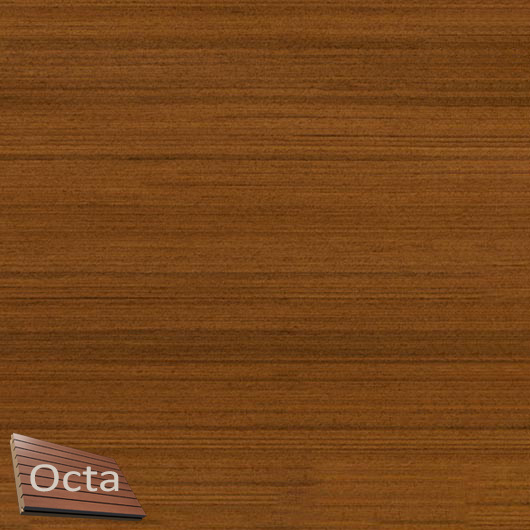 Акустическая панель Perfect-Acoustic Octa 3 мм без перфорации шпон Тик темный 20.76 негорючая - интернет-магазин tricolor.com.ua