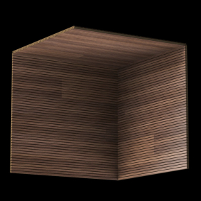 Акустична панель Perfect-Acoustic Octa 3 мм з перфорацією шпон Горіх Американський радіальний 20.14 негорюча - изображение 3 - интернет-магазин tricolor.com.ua