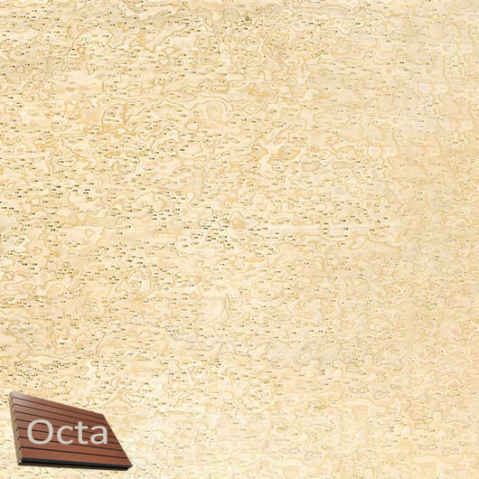 Акустическая панель Perfect-Acoustic Octa 3 мм с перфорацией шпон Клен птичий глаз 10.02 негорючая - интернет-магазин tricolor.com.ua