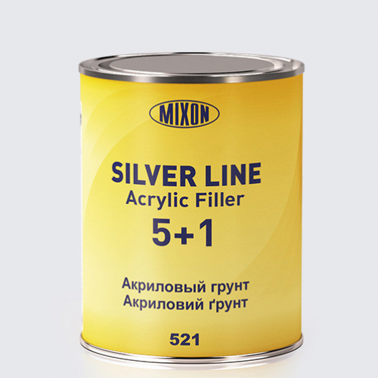 Акриловий грунт Silver Line Mixon 5 + 1 М-521 чорний 2К А