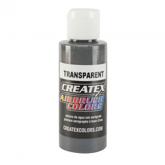 Фарба для аерографії прозора Сіра Createx Airbrush Colors Transparent Medium Gray 5129 - интернет-магазин tricolor.com.ua