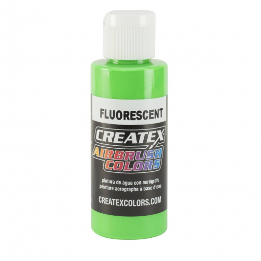 Фарба для аерографії флуоресцентна Зелена Createx Airbrush Colors Fluorescent Green 5404 - интернет-магазин tricolor.com.ua